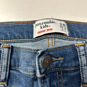 Kids Abercrombie and Fitch ripped jeans, slim